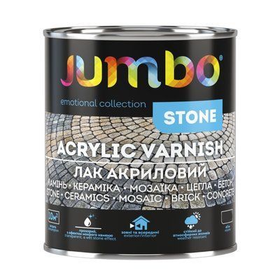 Лак по каменю глянсовий Jumbo STONE SWL-12 / 0,7 л / Джамбо ОК003737 фото